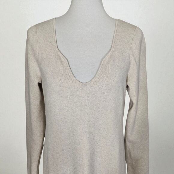 Banana Republic Cream Long Sleeve Sweater Dress NWT - Picture 6 of 10